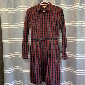 Brooks Brothers Tartan Plaid Shirt Dress